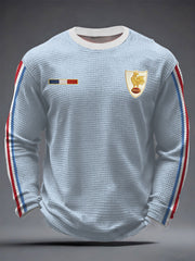 T-shirt à manches longues France Rugby Waffle Homme
