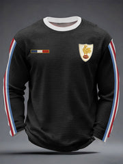 T-shirt à manches longues France Rugby Waffle Homme