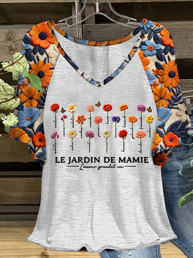 T-shirt à manches courtes Le Jardin De Mamie Hang Shot Femme