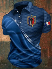 Chemise imprimée France pour hommes