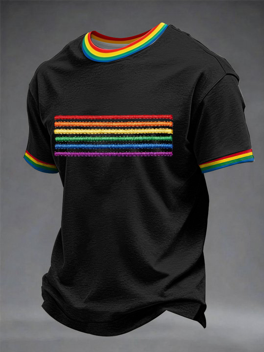 T-shirt manches courtes Pride Month pour homme