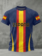 Cadeau pour hommes, pour les fans de football espagnol, t-shirt décontracté pour le jour du match