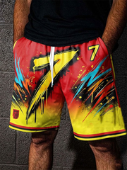Short Number 7 pour homme avec cordon de serrage