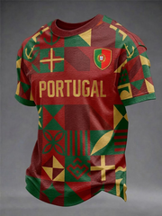 T-shirt manches courtes Portugal Football pour homme