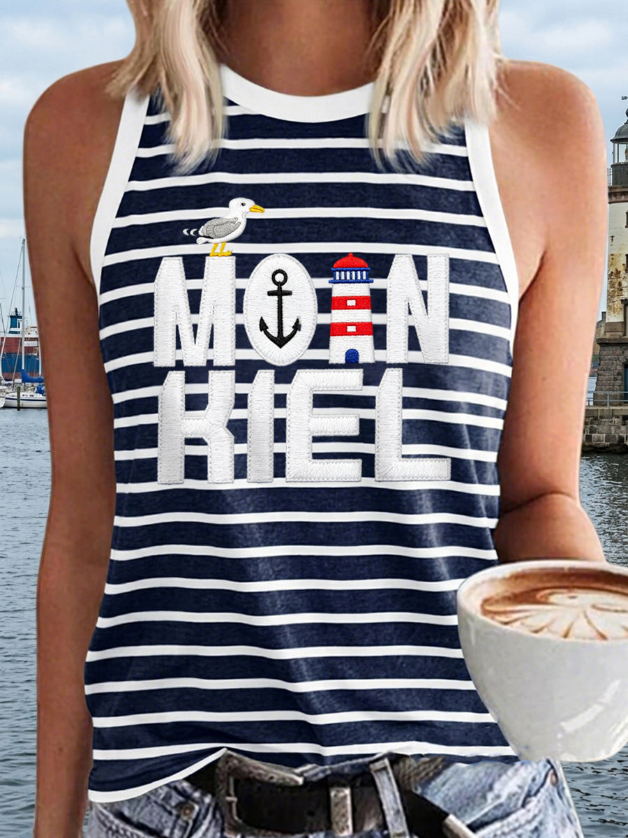 Haut décontracté à imprimé Kieler Woche Femme