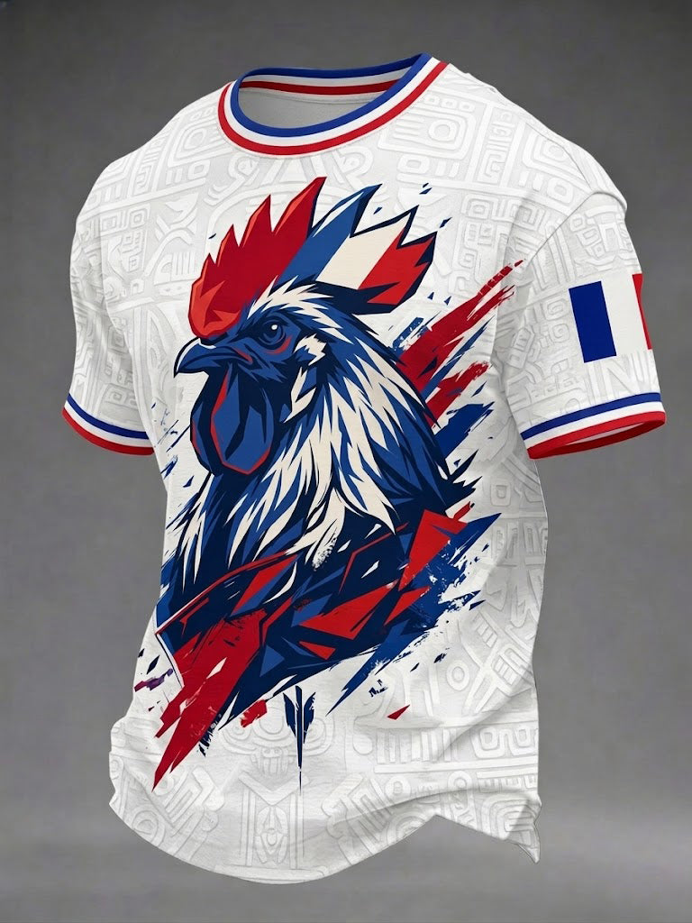 T-shirt imprimé France pour hommes