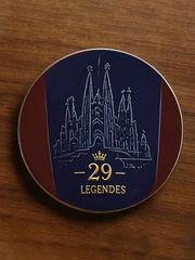 Broches imprimées 29 légendes du football espagnol