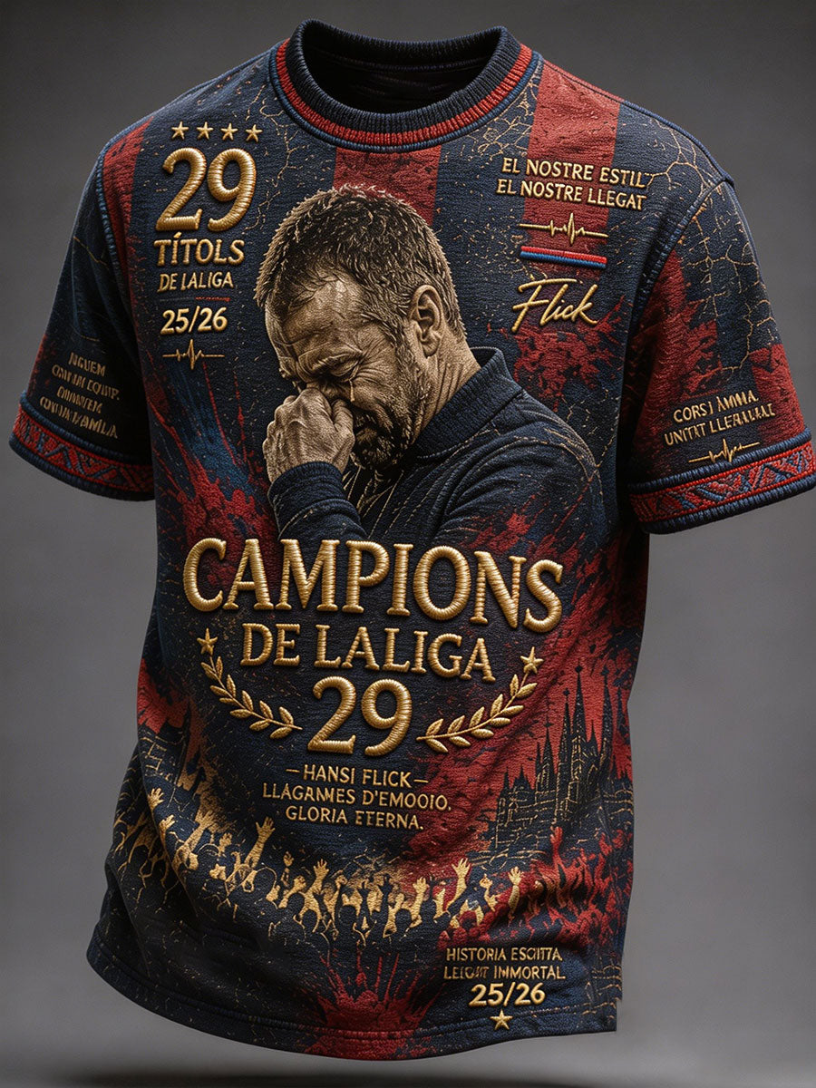 T-shirt imprimé pour homme Barcelona Football Lover