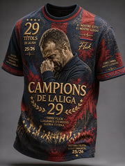 T-shirt imprimé pour homme Barcelona Football Lover