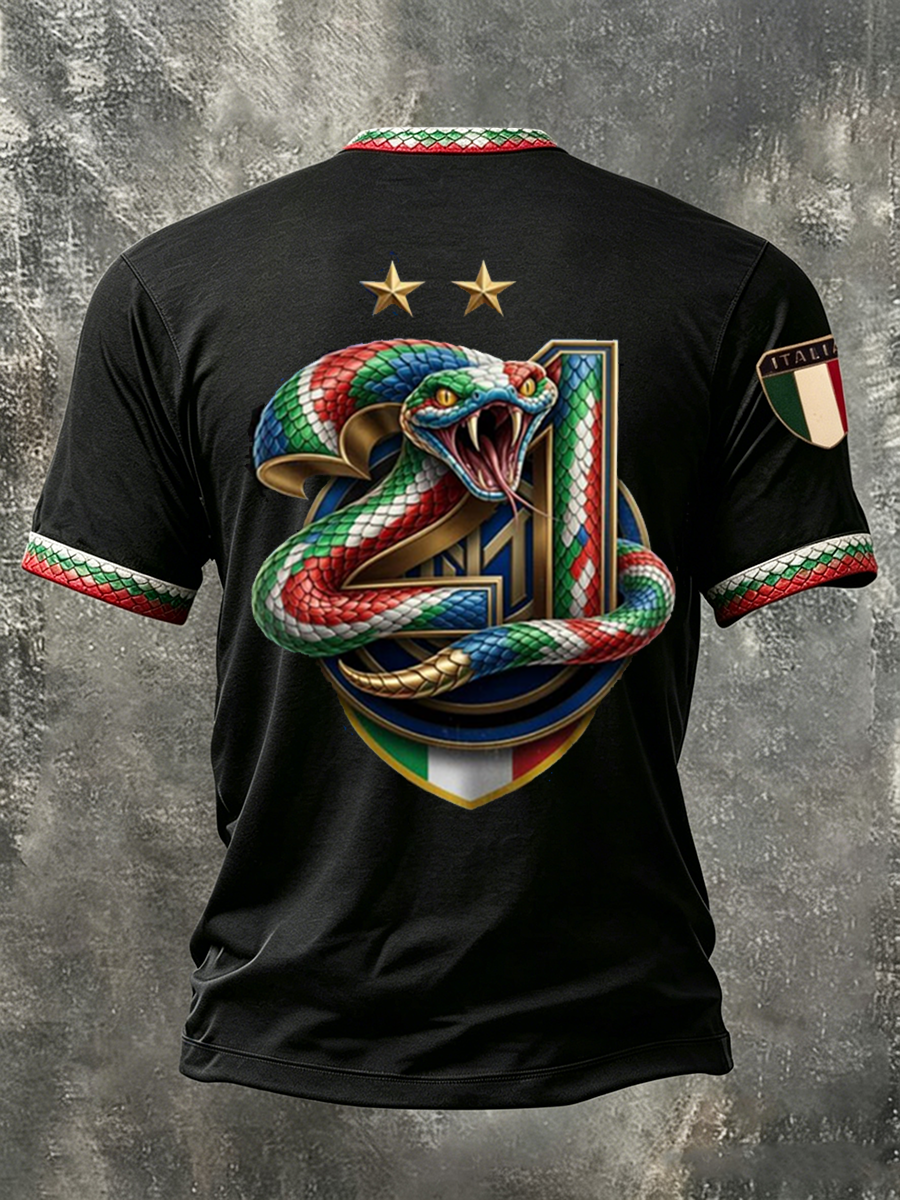 T-shirt à manches courtes Biscione 21 pour homme