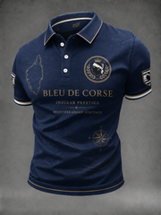 Chemise pour homme à imprimé du drapeau de la Corse