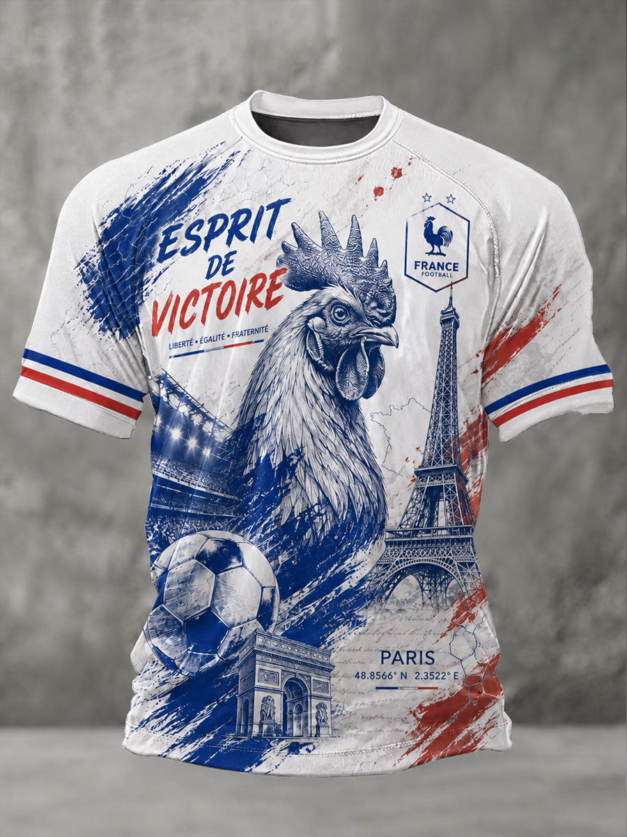 T-shirt manches courtes France Football pour homme