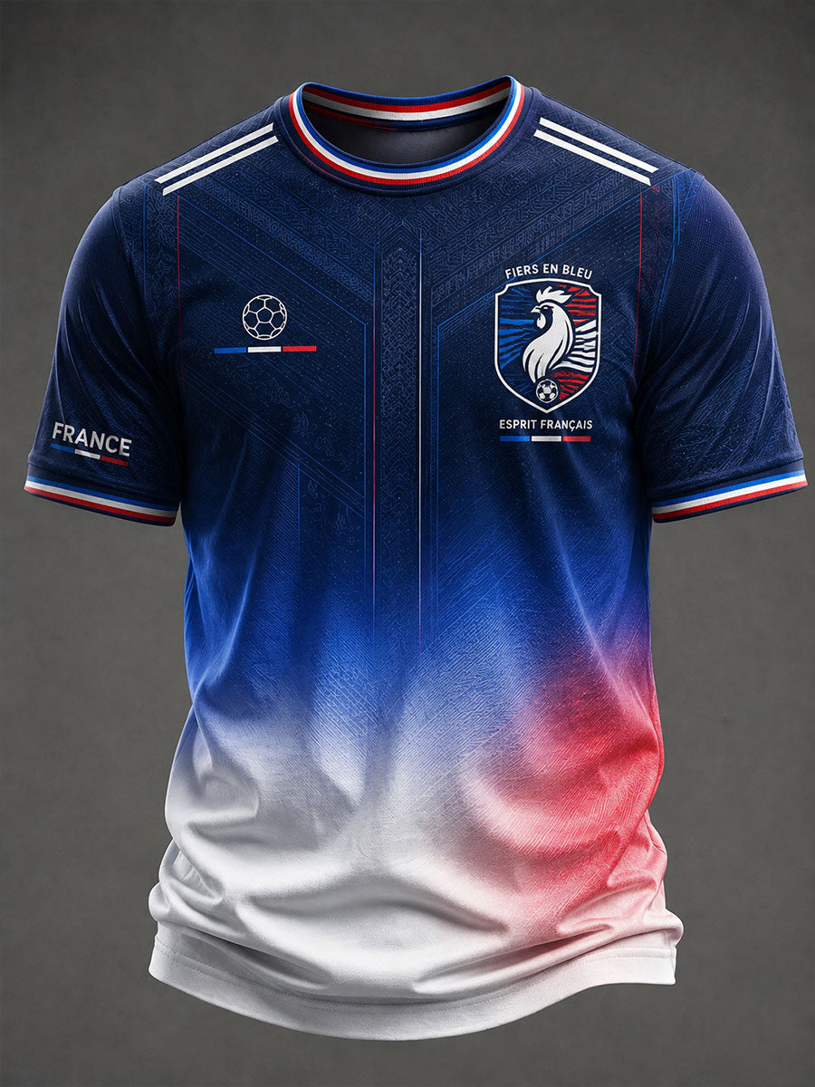 T-shirt manches courtes France Football pour homme