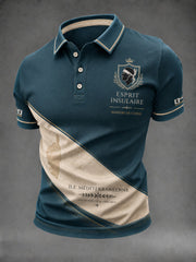 Chemise pour homme à imprimé du drapeau de la Corse