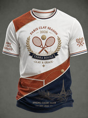 T-shirt à manches courtes pour le tournoi de tennis masculin Franch