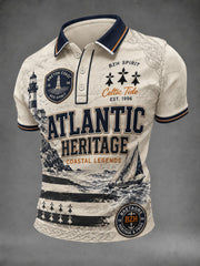 Chemise pour homme imprimée celtique de Bretagne, France