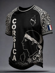 T-shirt à manches courtes Corse pour homme
