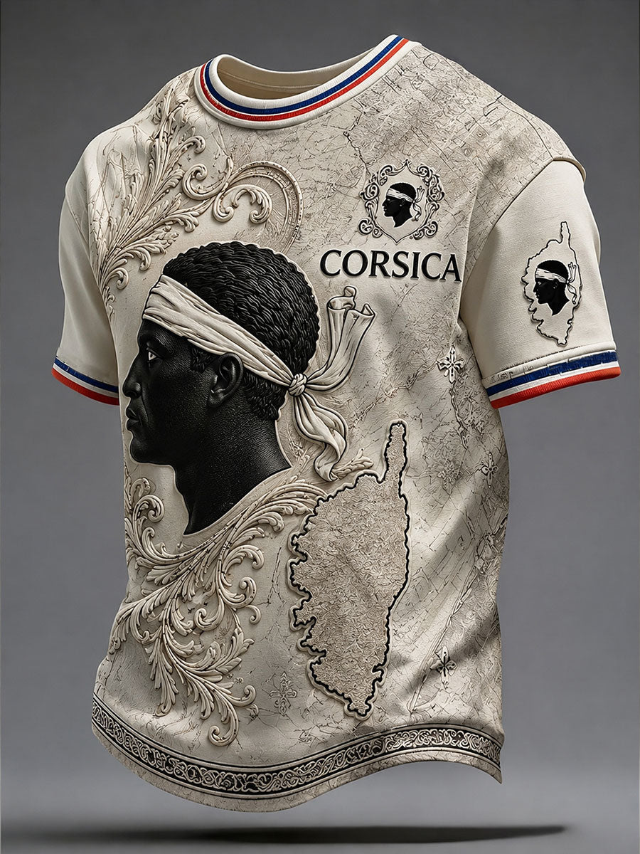 T-shirt à manches courtes Corse pour homme