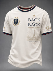 T-shirt dos à dos manches courtes Paris Football Homme