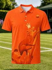 Chemise décontractée d'inspiration tennis italienne pour hommes