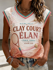 Gilets de tennis Caly Court Paris pour femme