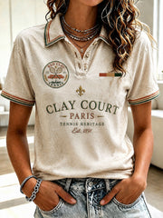T-shirt Caly Court Paris pour femme