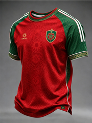 T-shirt manches courtes imprimé MAROC pour homme