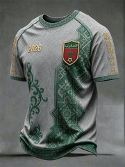 T-shirts de football marocain pour hommes