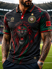 Polo imprimé MAROC pour homme