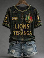 T-shirts de football 2026 du Sénégal pour femmes