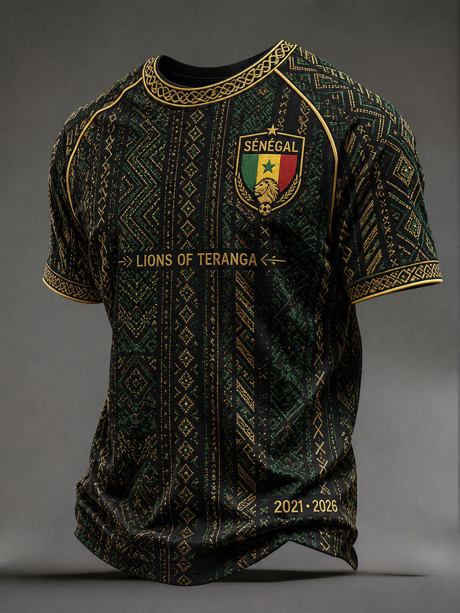 T-shirts de football du Sénégal 2026 pour hommes