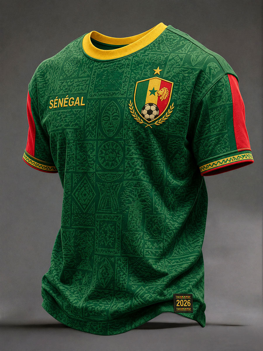 T-shirts de football du Sénégal 2026 pour hommes