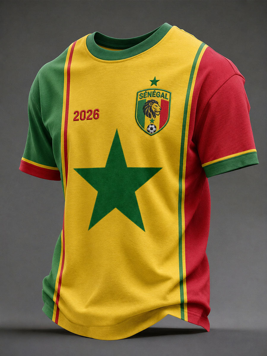 T-shirts de football du Sénégal 2026 pour hommes