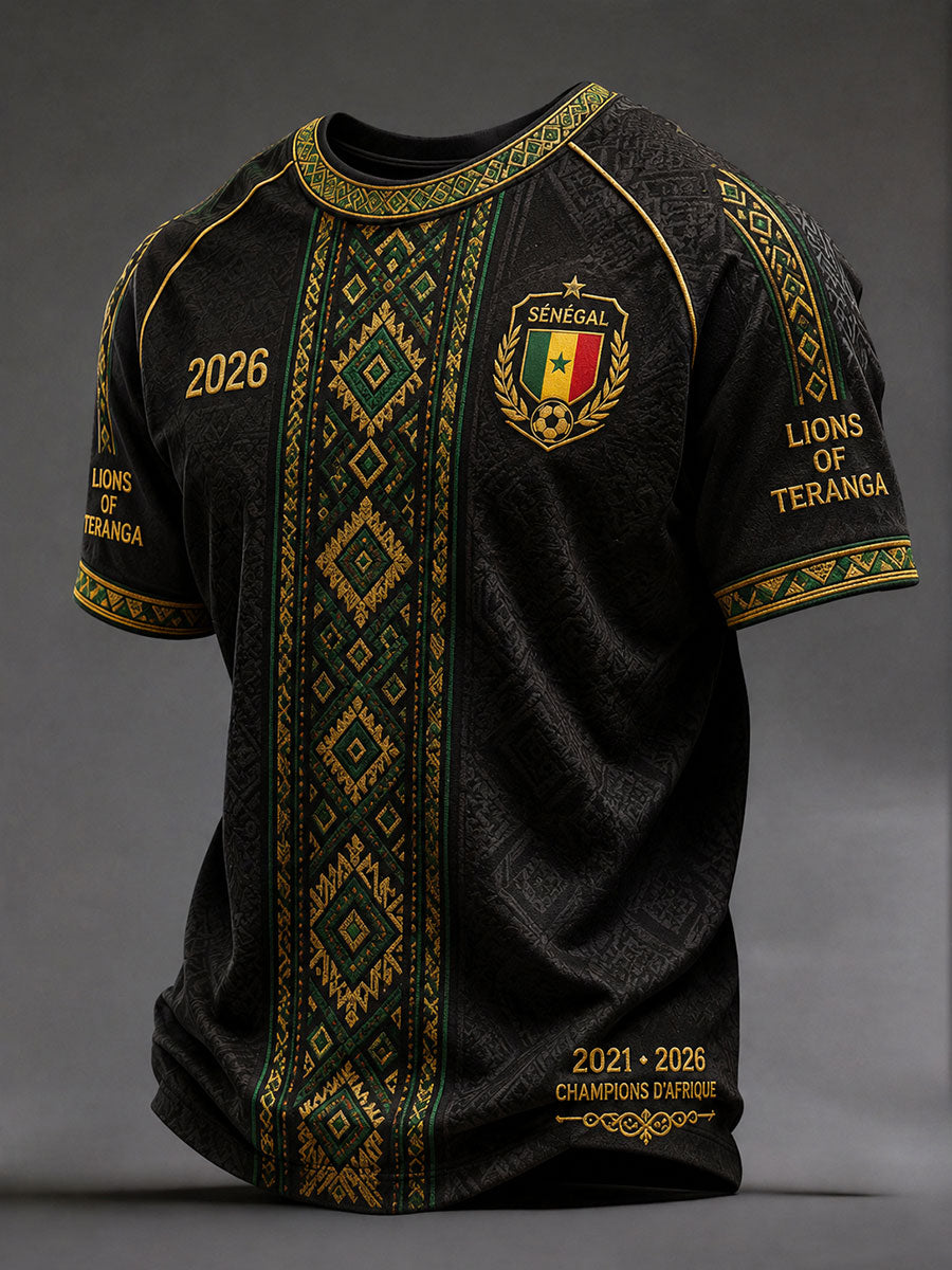 T-shirts de football du Sénégal 2026 pour hommes