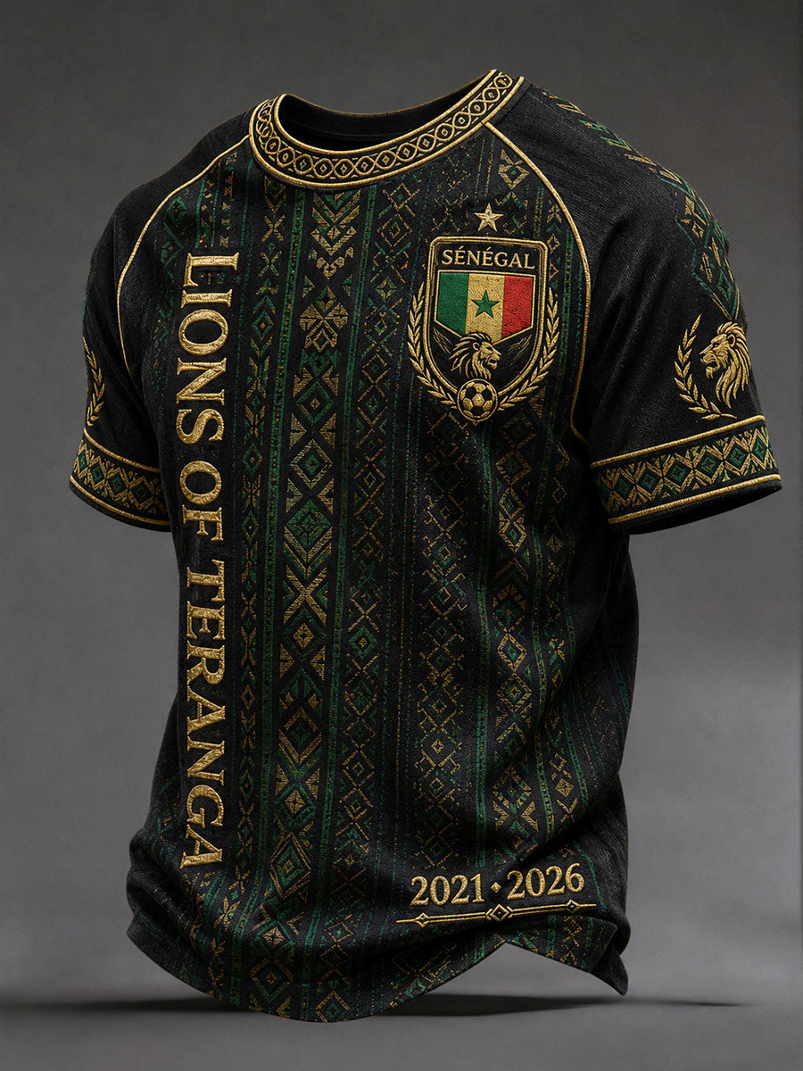 T-shirts de football du Sénégal 2026 pour hommes