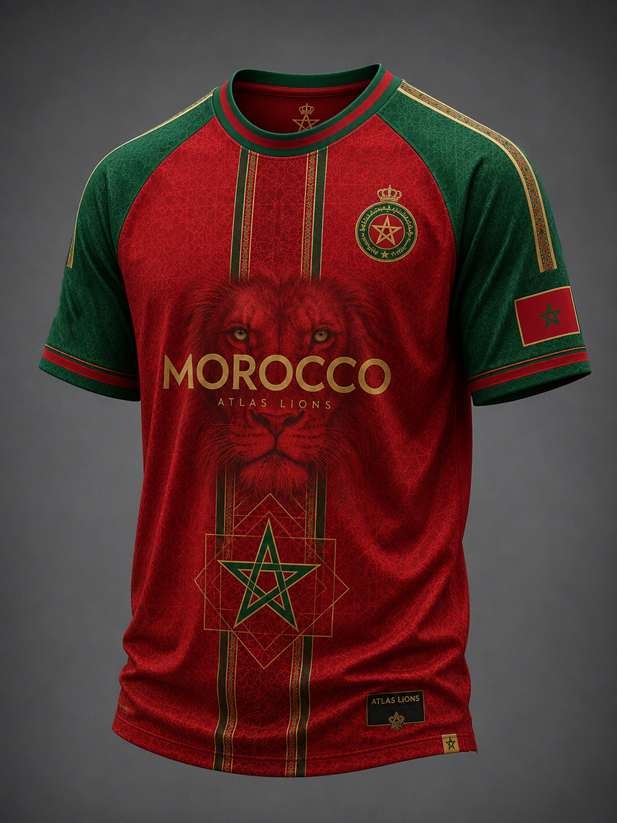 T-shirt homme MAROC à manches courtes imprimé