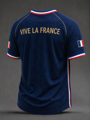 T-shirts de football français pour hommes