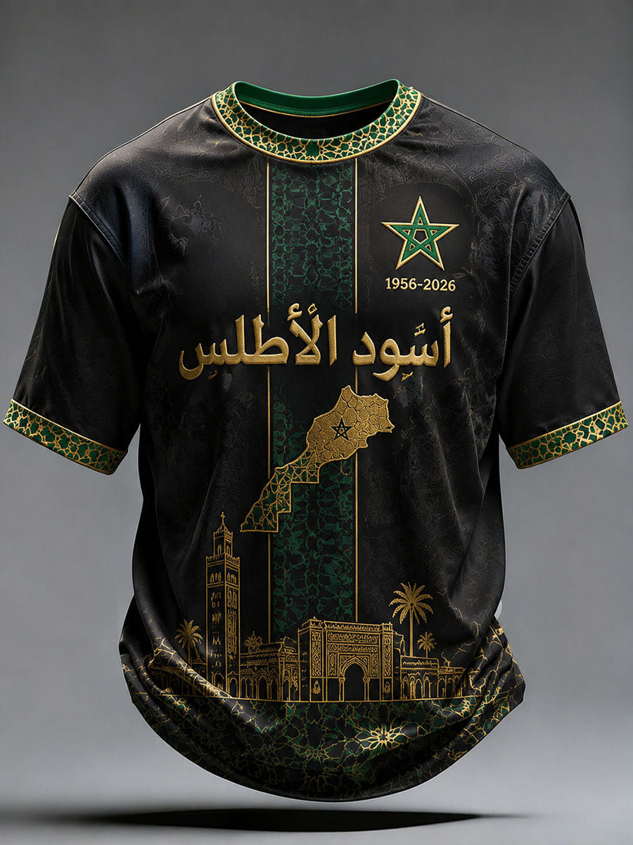 T-shirts Maroc Football pour hommes