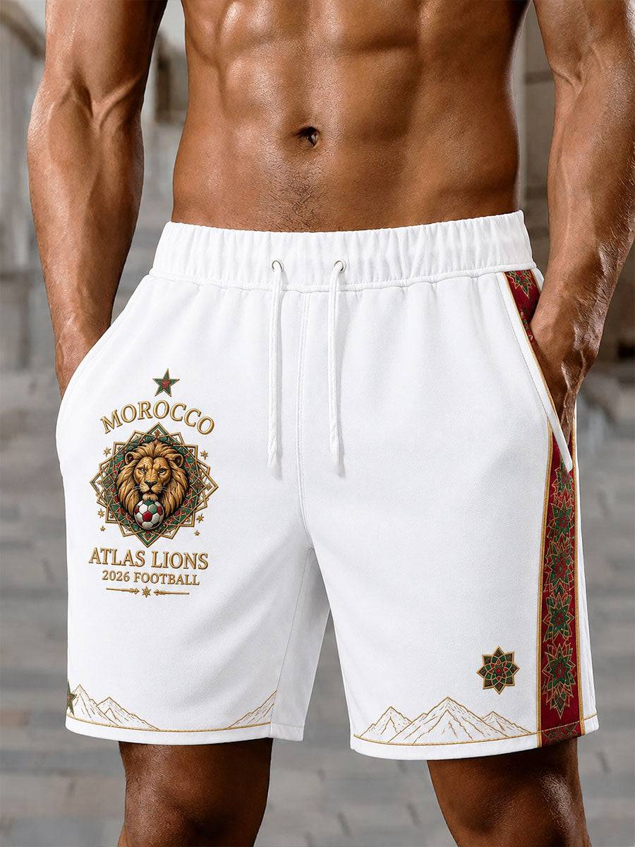 Short de football 2026 Morocco pour homme
