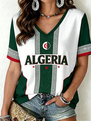 T-shirt Algérie pour femmes