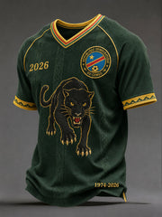T-shirts à col en V de football pour hommes, République démocratique du Congo 2026