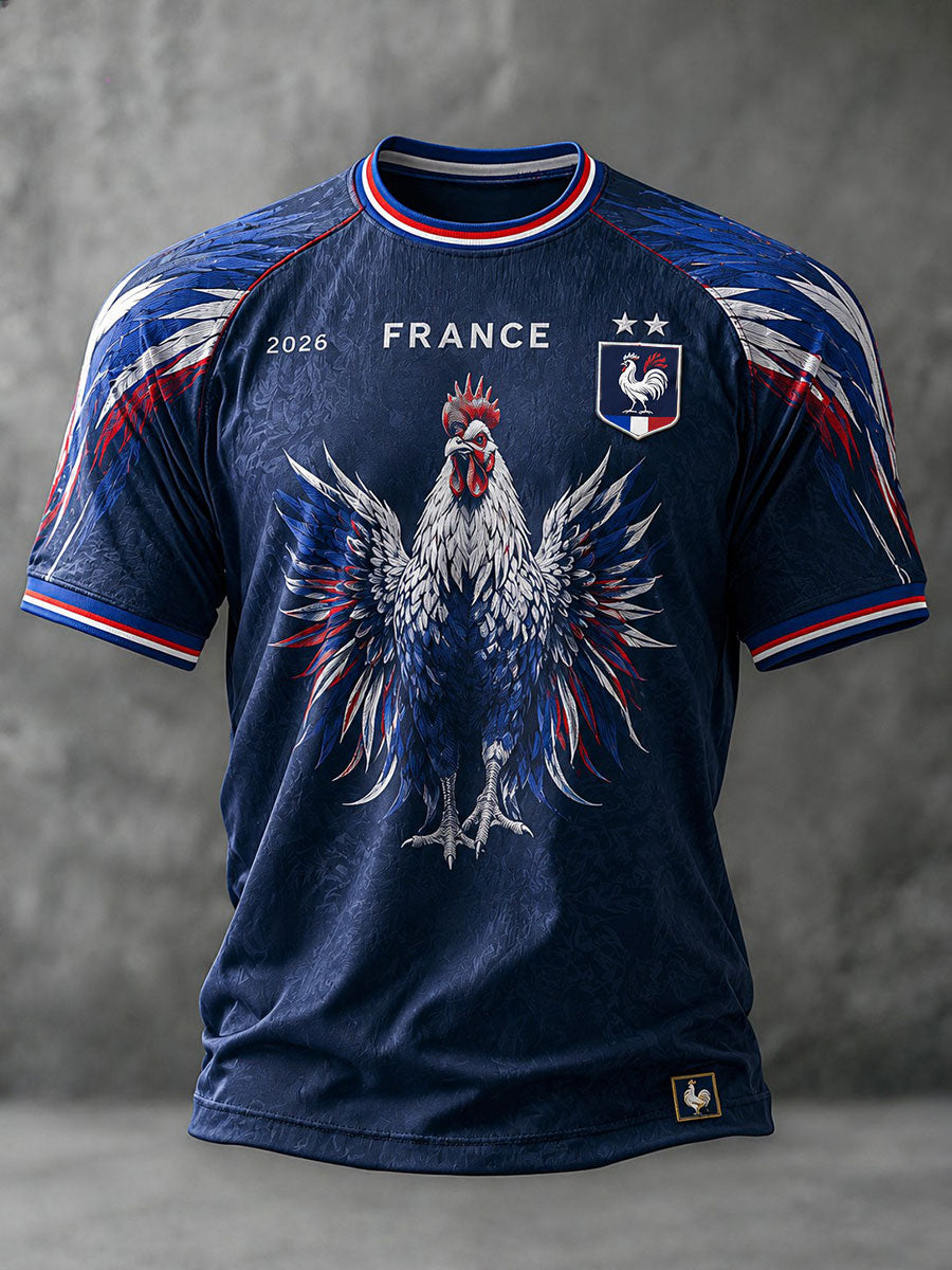 T-shirt homme imprimé France Football