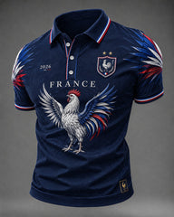 Chemise pour homme France Football imprimée