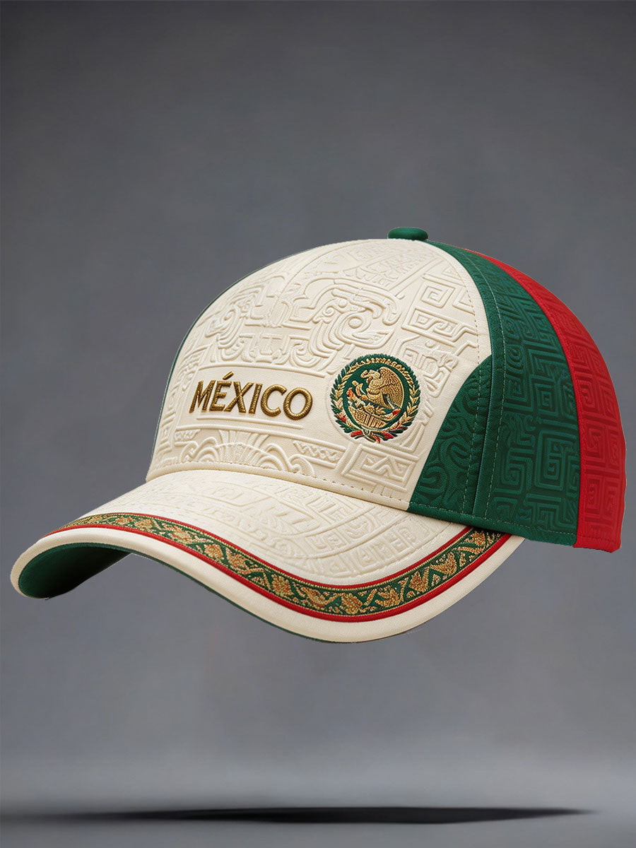 Unisexe Mexique Football Lover Art Chapeau imprimé
