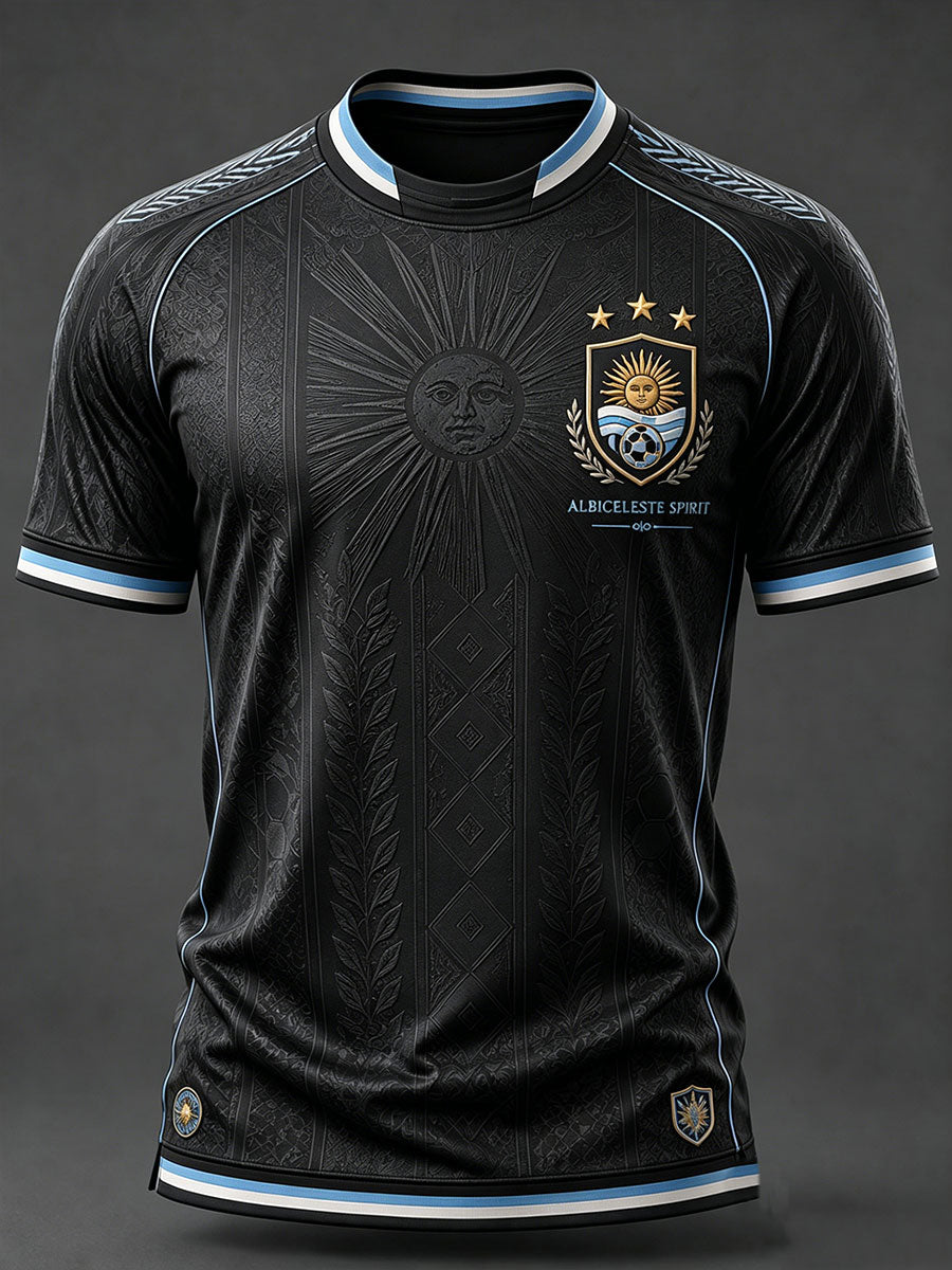 T-shirt à manches courtes Argentina Football pour homme