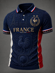 Chemise pour hommes imprimée France Football