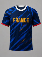T-shirt décontracté France Print Homme