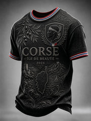 T-shirt à manches courtes Corse pour homme