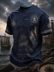 T-shirt imprimé France Normandie pour homme