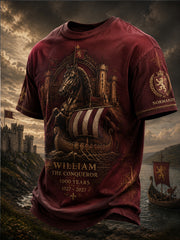 T-shirt imprimé France Normandie pour homme